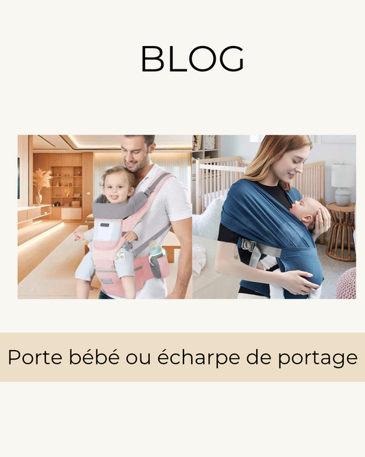 Porte bébé physiologique ou écharpe de portage
