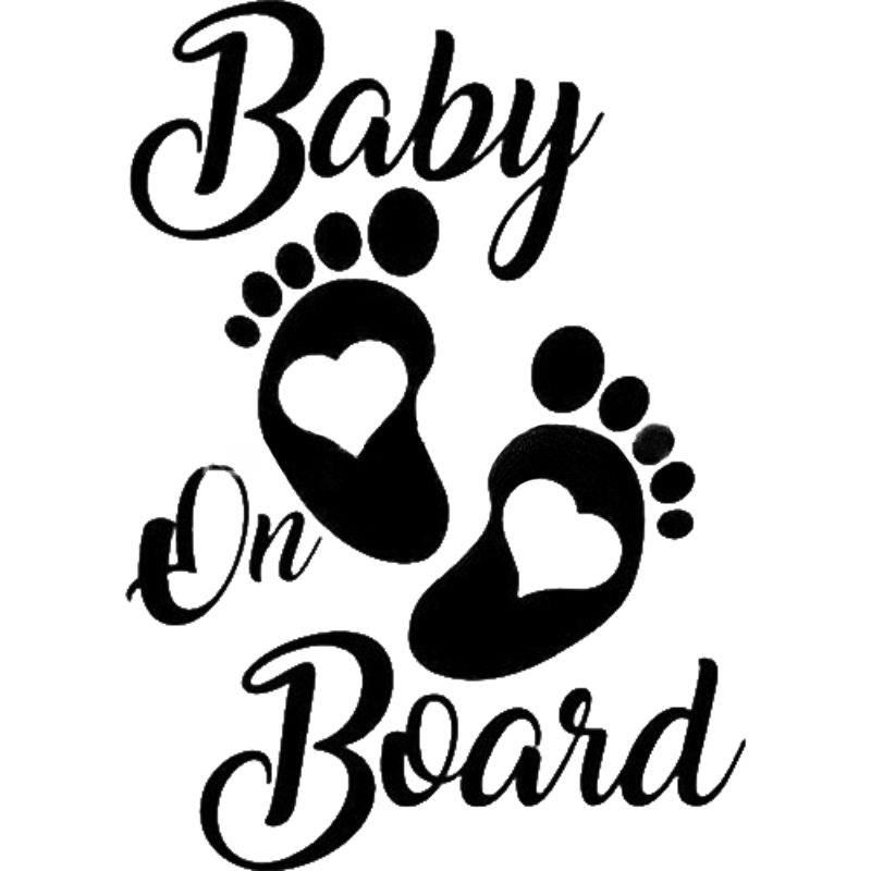 Bébés à bord variant noir