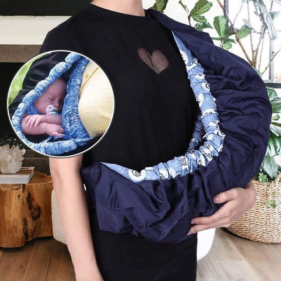 Echarpe de portage ergonomique bébé