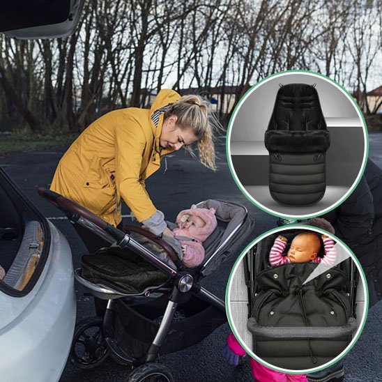 Chancelière poussette | CozyWinter - Paradis du bébé