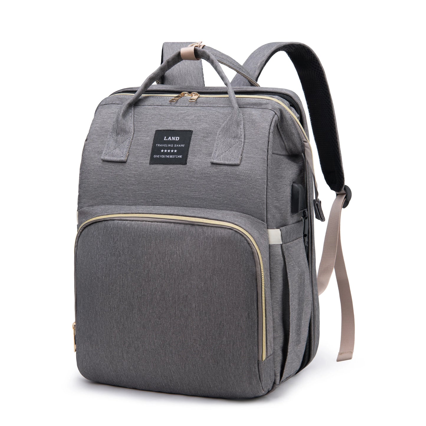 lit de voyage bébé variante gris