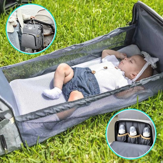 Lit voyage bébé - BigBackpack™ - rose - Paradis du bébé