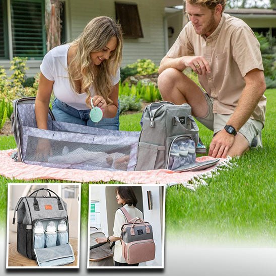 Lit voyage bébé - BigBackpack™ - rose - Paradis du bébé