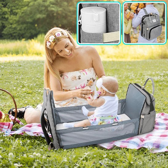 Lit voyage bébé - BigBackpack™ - rose - Paradis du bébé