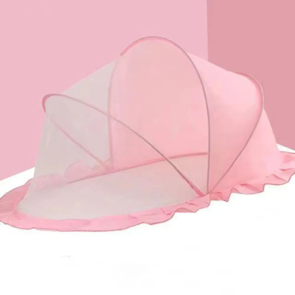 moustiquaire lit bébé rose