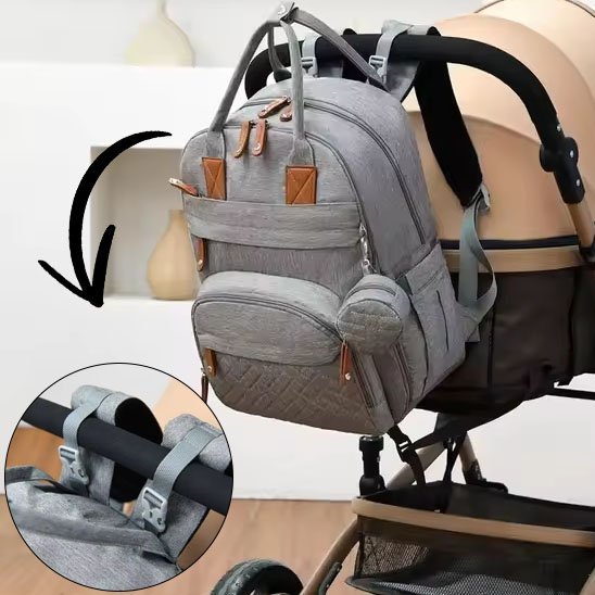Sac à langer | Multipoches Élégant - Paradis du bébé