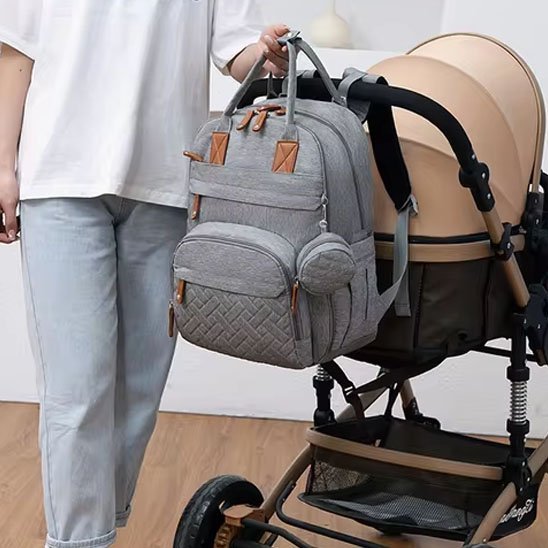 Sac à langer | Multipoches Élégant - Paradis du bébé