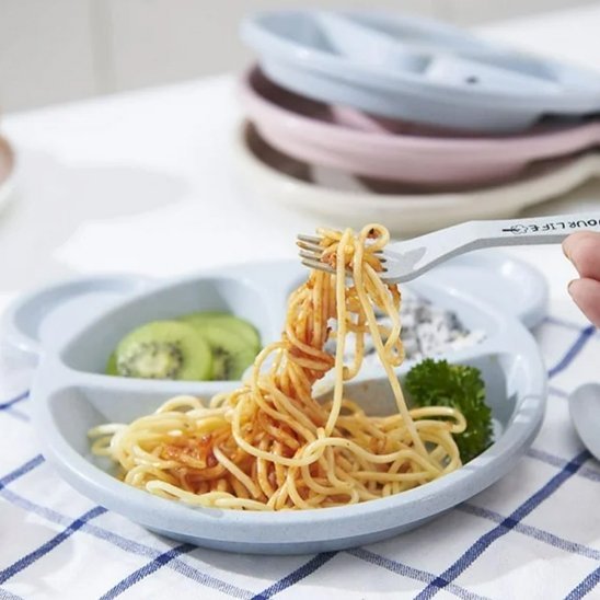 Vaisselle bebe | Colorée Antidérapante Sans BPA - Paradis du bébé