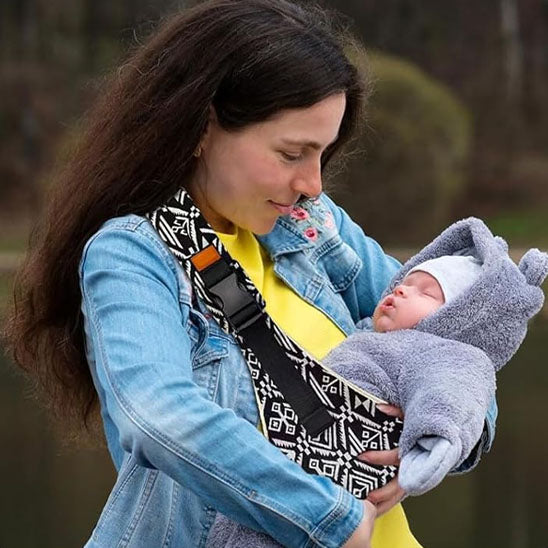 Écharpe de portage confort bébé
