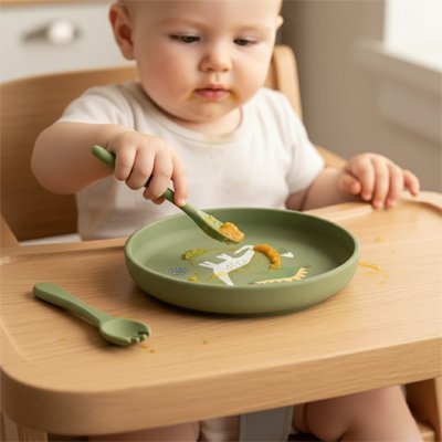 Assiette bebe | Antidérapante - Paradis du bébé