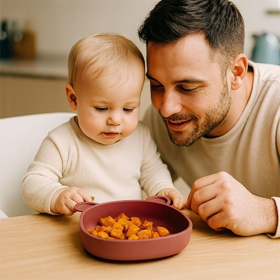Assiette bébé ventouse | Anti - renversement - Paradis du bébé