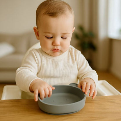 Assiette bébé ventouse | Anti - renversement - Paradis du bébé