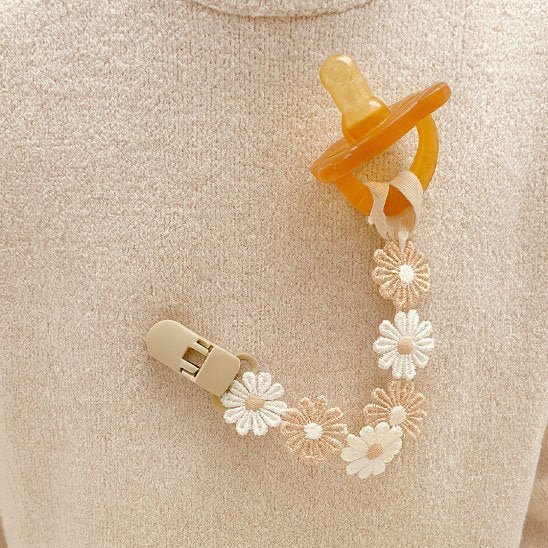 Attache tétine | Fleurie - Paradis du bébé