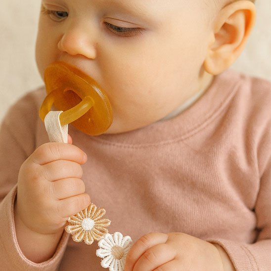 Attache tétine | Fleurie - Paradis du bébé