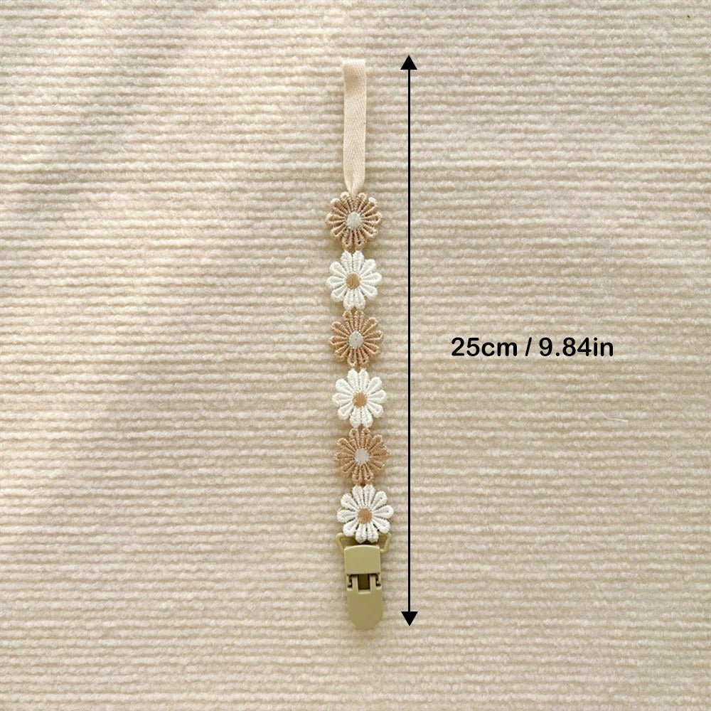 Attache tétine | Fleurie - Paradis du bébé