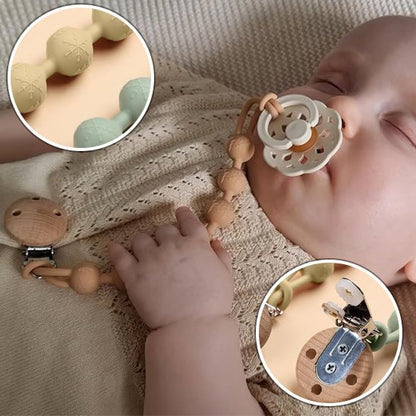 Attache tetine silicone sécuritaire - Paradis du bébé