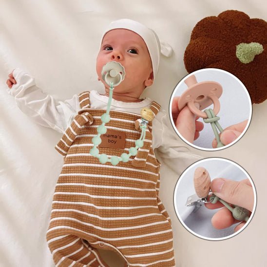 Attache tetine silicone sécuritaire - Paradis du bébé
