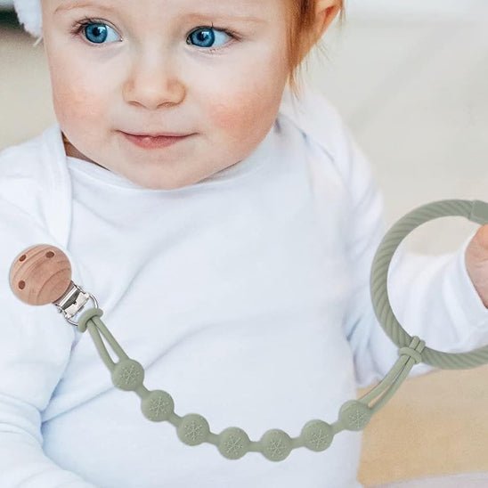 Attache tetine silicone sécuritaire - Paradis du bébé