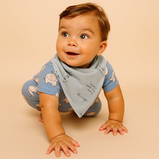 Bavoir bandana | Coton Bio - Paradis du bébé