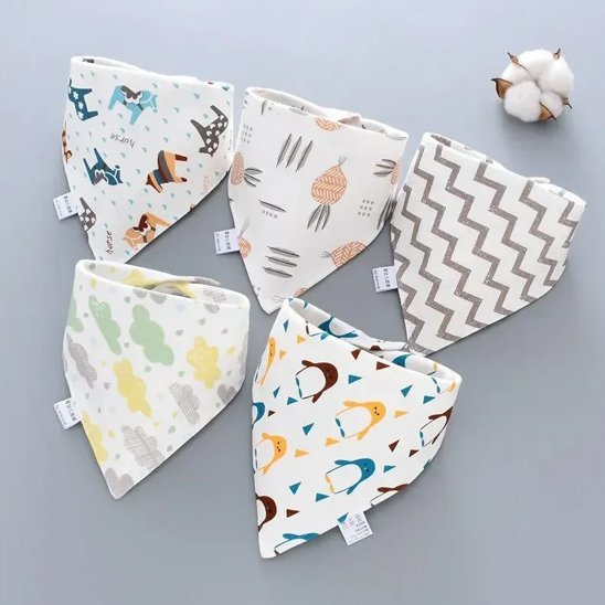 Bavoir bandana | Coton Bio - Paradis du bébé