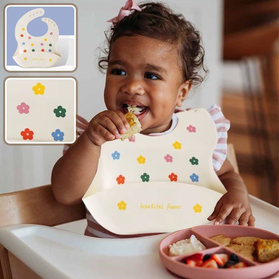 Bavoir bébé | Anti - taches Lavable - Paradis du bébé