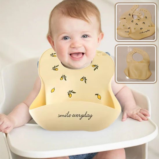 Bavoir bébé | Anti - taches Lavable - Paradis du bébé