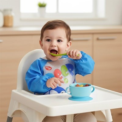 Bavoir bébé | Imperméable Ajustable - Paradis du bébé