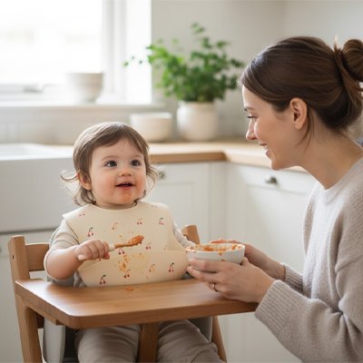 Bavoir silicone | Ultra - Pratique - Paradis du bébé