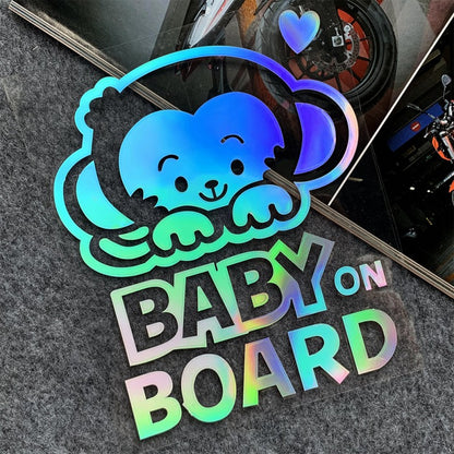 bébé à bord monkey