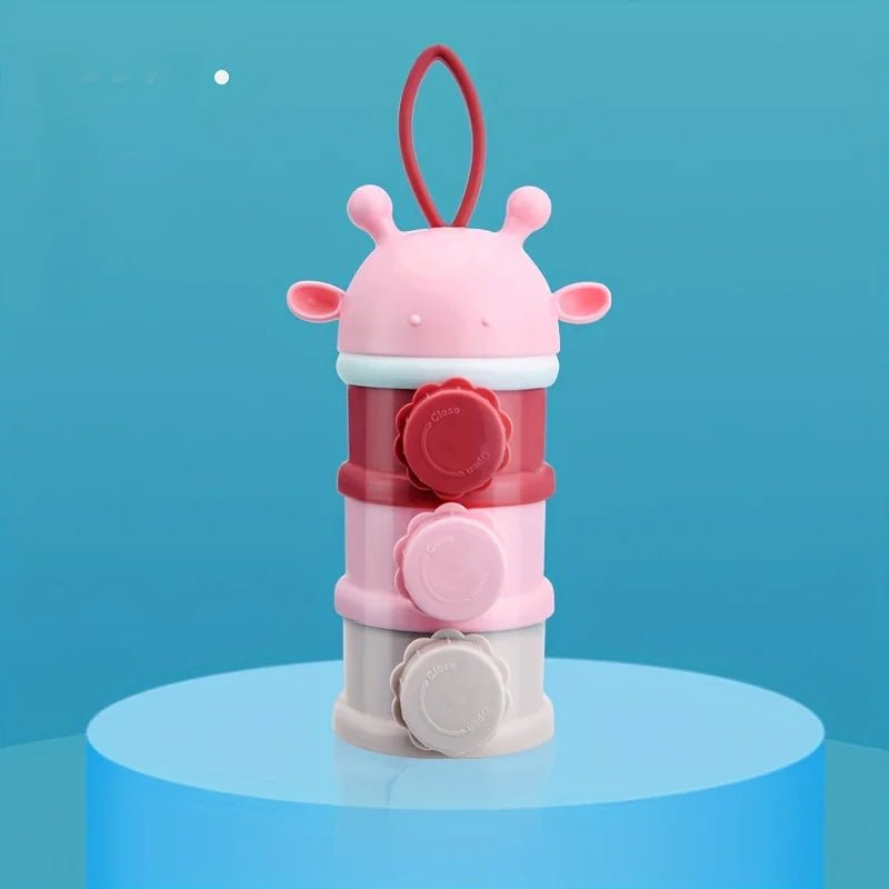 Boîte doseuse lait bébé | 3 compartiments hermétiques - Paradis du bébé