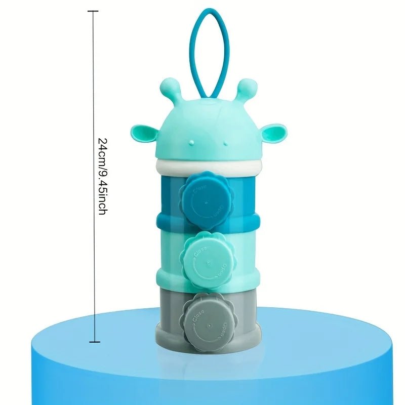 Boîte doseuse lait bébé | 3 compartiments hermétiques - Paradis du bébé