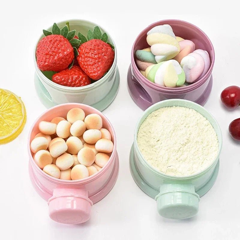 Boite doseuse lait bébé | Compartiments étanches - Paradis du bébé