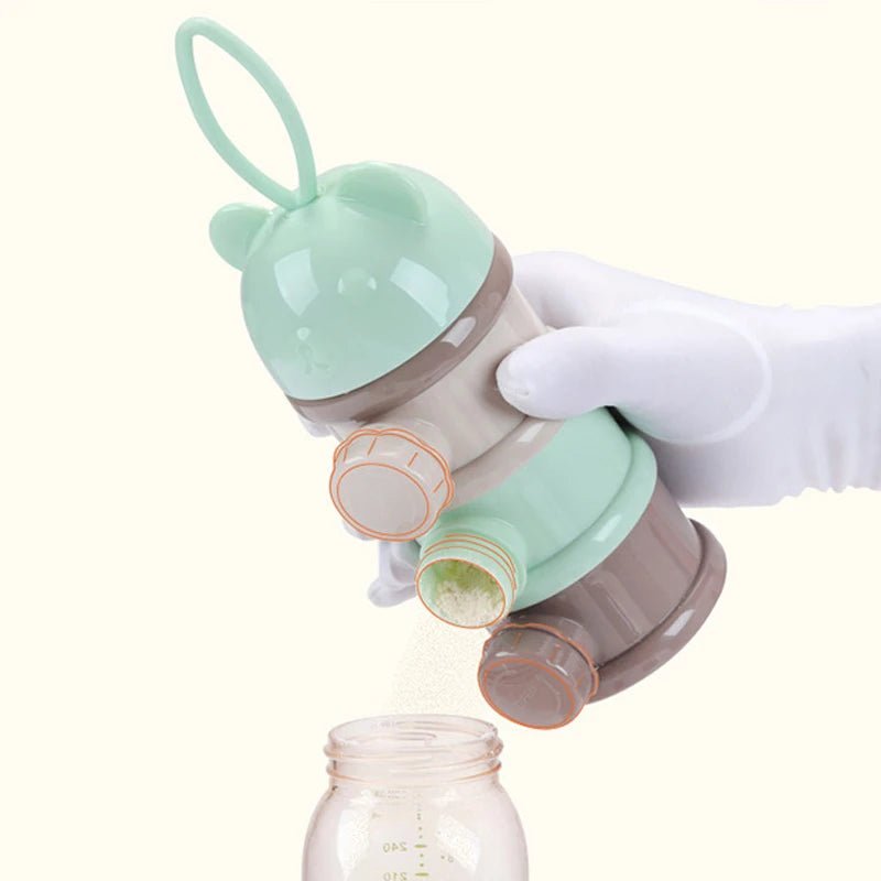 Boite doseuse lait bébé | Compartiments étanches - Paradis du bébé