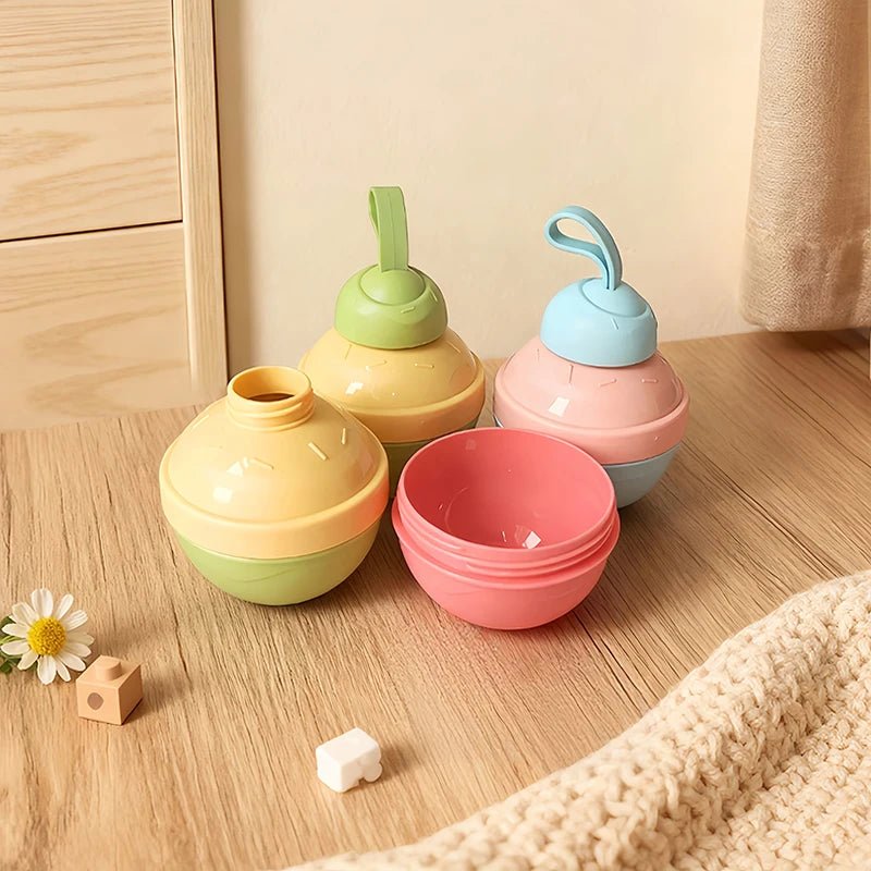 Boite doseuse lait | compartiments hermétiques - Paradis du bébé