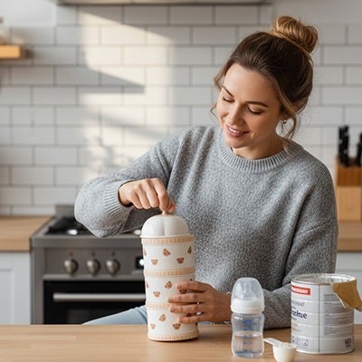 Boite doseuse lait Nomade idéale