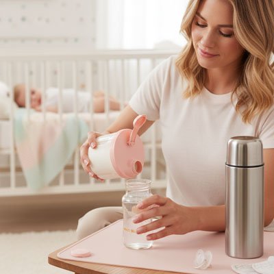 Boite doseuse lait | Nomade Plus - Paradis du bébé