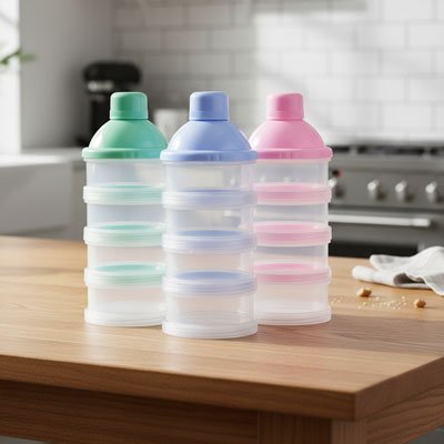 Boite doseuse lait pour voyage