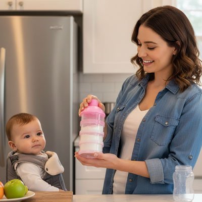 Boite doseuse lait | PratiDose - Paradis du bébé