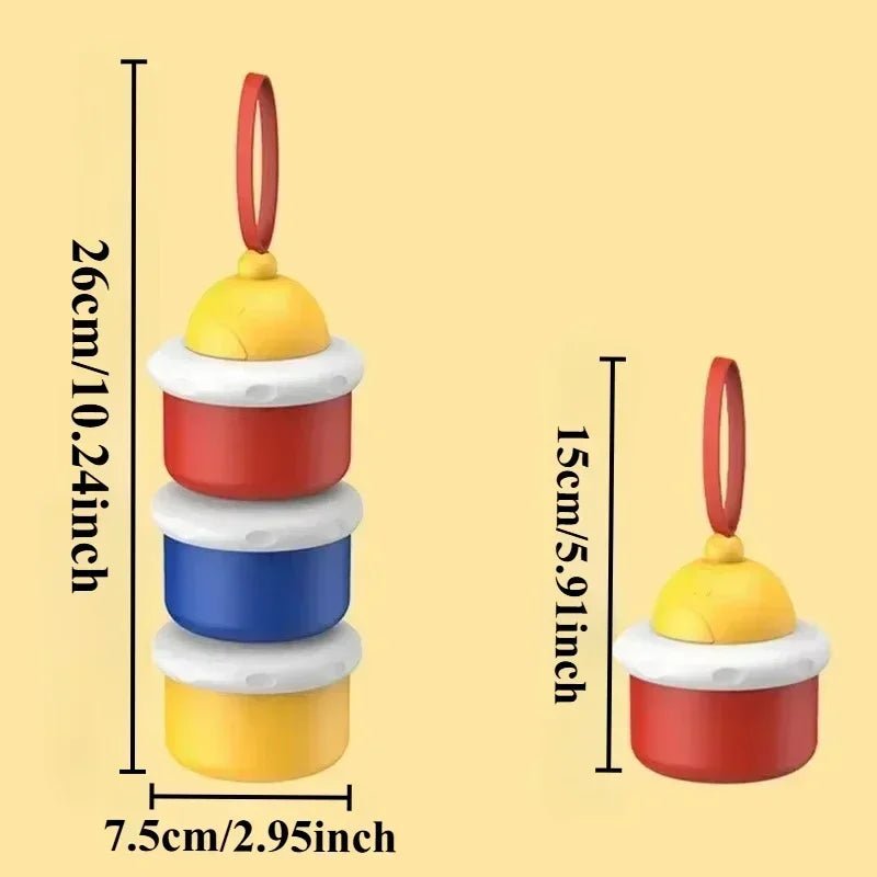 Boites doseuse lait | anti - fuite - Paradis du bébé