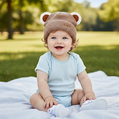 Bonnet bebe | 100% Coton Bio - Paradis du bébé