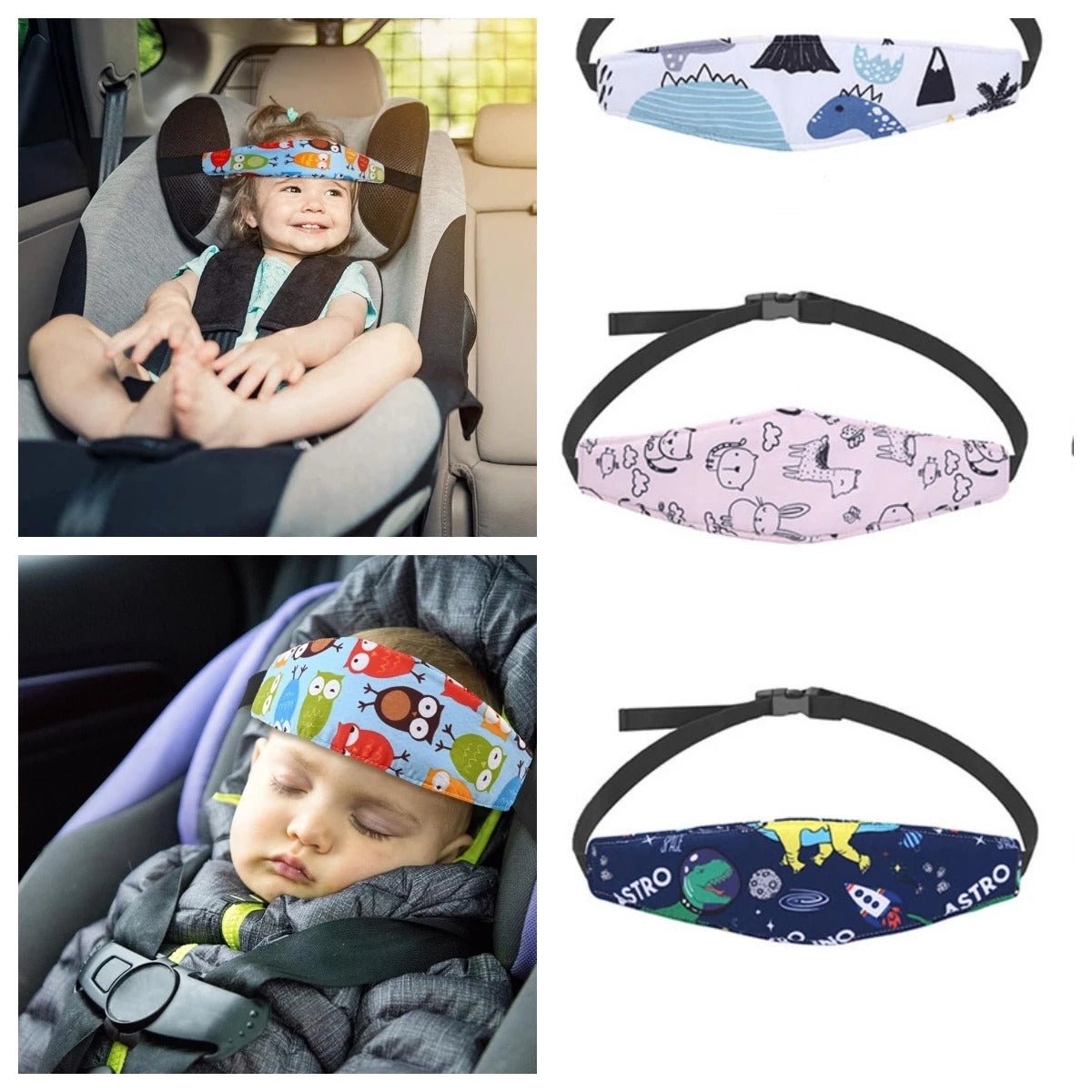 cale tête auto bébé ergonomique