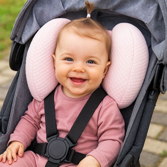 cale tête bébé confortable