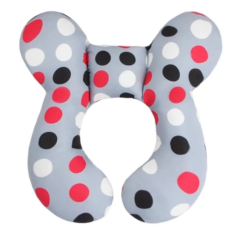 Cale tête bébé ergonomique pois