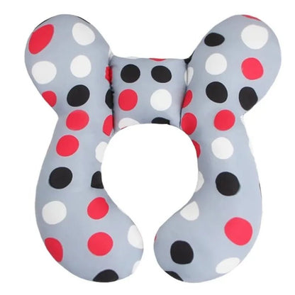 Cale tête bébé ergonomique pois