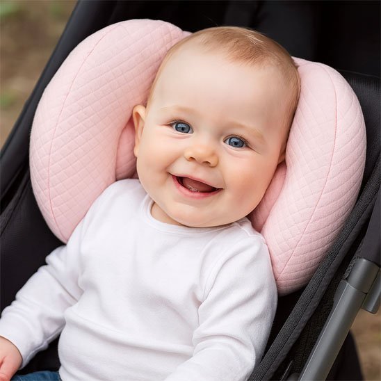 Cale tête bébé | Ultra - confortable - Paradis du bébé