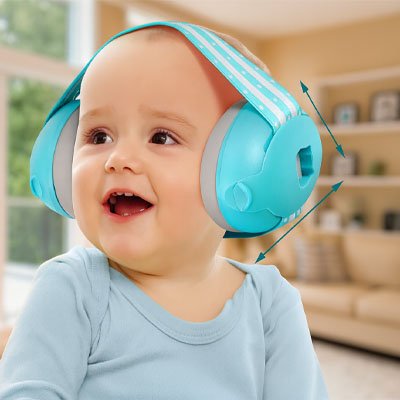 casque anti bruit bébé ajustable