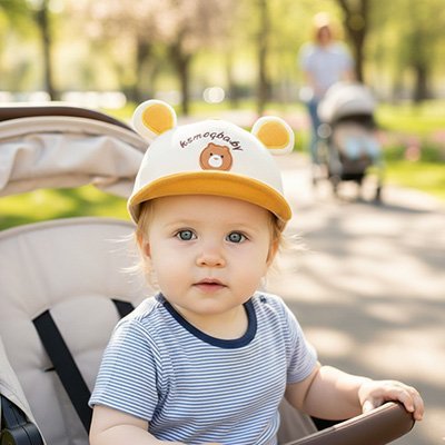 Casquette bébé | Protection Solaire Respirante - Paradis du bébé