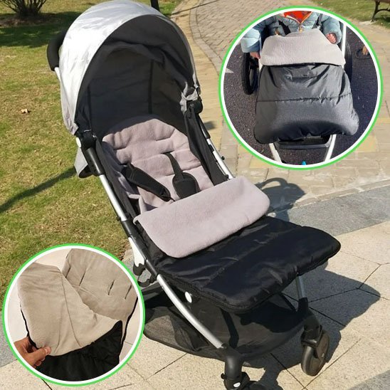 Chancelière poussette Ultra Confort Imperméable ajustable