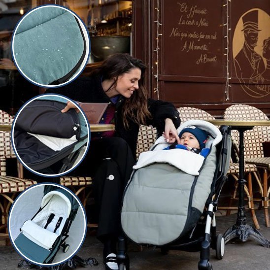 Chancelière poussette | Ultra - confortable - Paradis du bébé