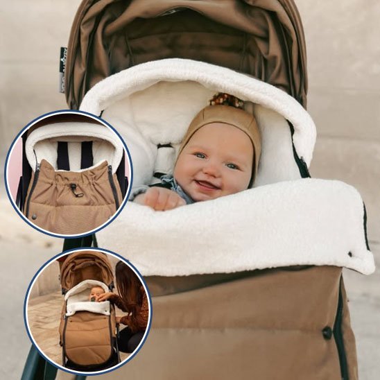 Chancelière poussette Ultra confortable chaud